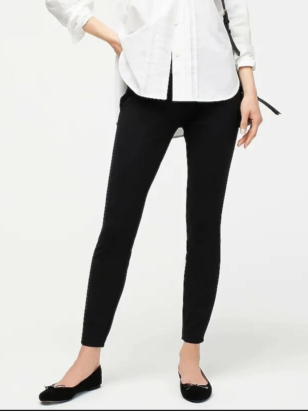 J.Crew Any Day Black Slim Fit Stretch Pants – Size S